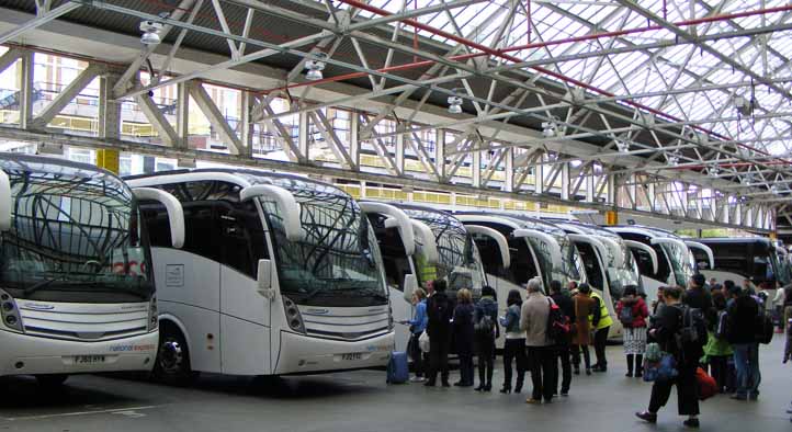 National Express Caetano Levantes at Victoria Coach Station